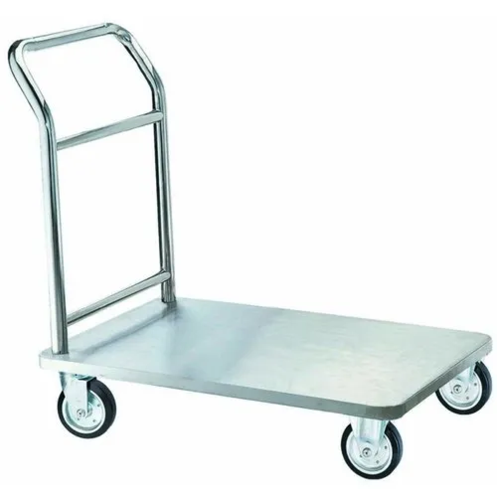 stainless-steel-luggage-trolley